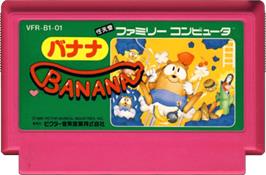 Cartridge artwork for Banana on the Nintendo NES.