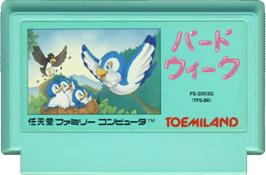 Cartridge artwork for Bird Week on the Nintendo NES.
