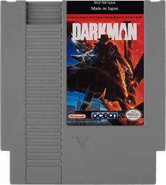 Cartridge artwork for Darkman on the Nintendo NES.