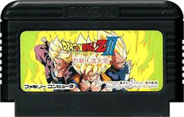 Cartridge artwork for Dragonball Z III: Ressen Jinzou Ningen on the Nintendo NES.