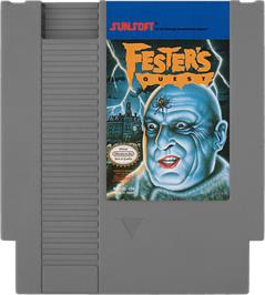 Cartridge artwork for Fester's Quest on the Nintendo NES.