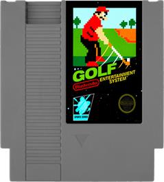 Cartridge artwork for Golf on the Nintendo NES.