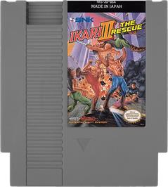 Cartridge artwork for Ikari III - The Rescue on the Nintendo NES.