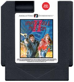 Cartridge artwork for Impossible Mission 2 on the Nintendo NES.