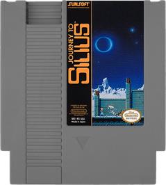 Cartridge artwork for Journey to Silius on the Nintendo NES.