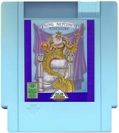 Cartridge artwork for King Neptune's Adventure on the Nintendo NES.