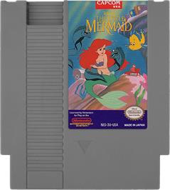 Cartridge artwork for Little Mermaid on the Nintendo NES.