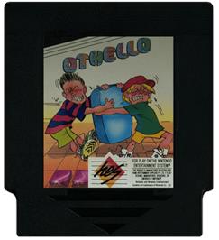Cartridge artwork for Othello on the Nintendo NES.