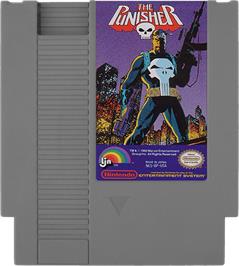 Cartridge artwork for Punisher, The on the Nintendo NES.