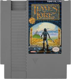 Cartridge artwork for Times of Lore on the Nintendo NES.