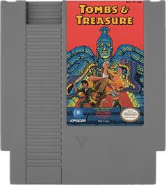 Cartridge artwork for Tombs & Treasure on the Nintendo NES.