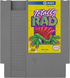 Cartridge artwork for Totally Rad on the Nintendo NES.