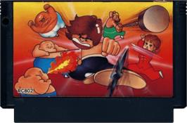 Cartridge artwork for Yie Ar Kung-Fu on the Nintendo NES.