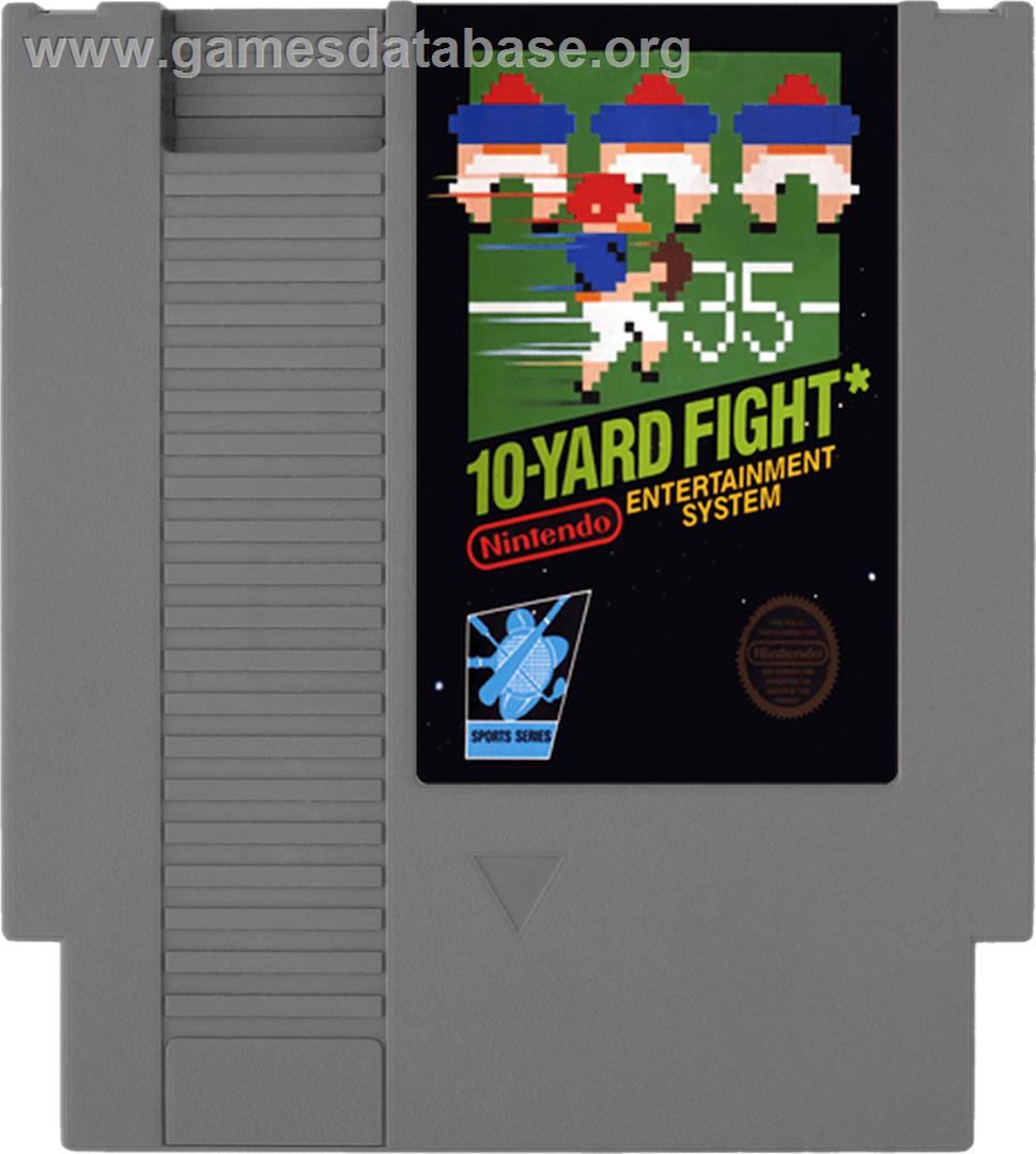10-Yard Fight - Nintendo NES - Artwork - Cartridge