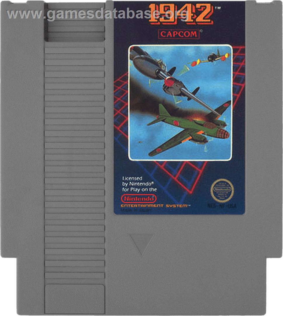 1942 - Nintendo NES - Artwork - Cartridge