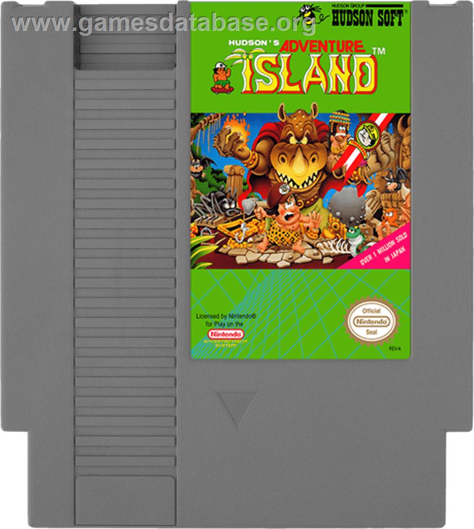 Adventure Island - Nintendo NES - Artwork - Cartridge