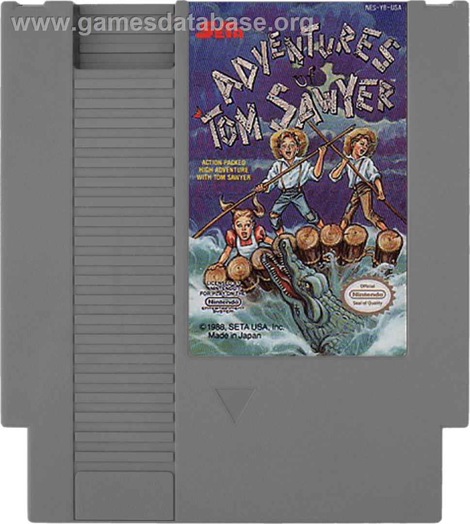 Adventures of Tom Sawyer - Nintendo NES - Artwork - Cartridge