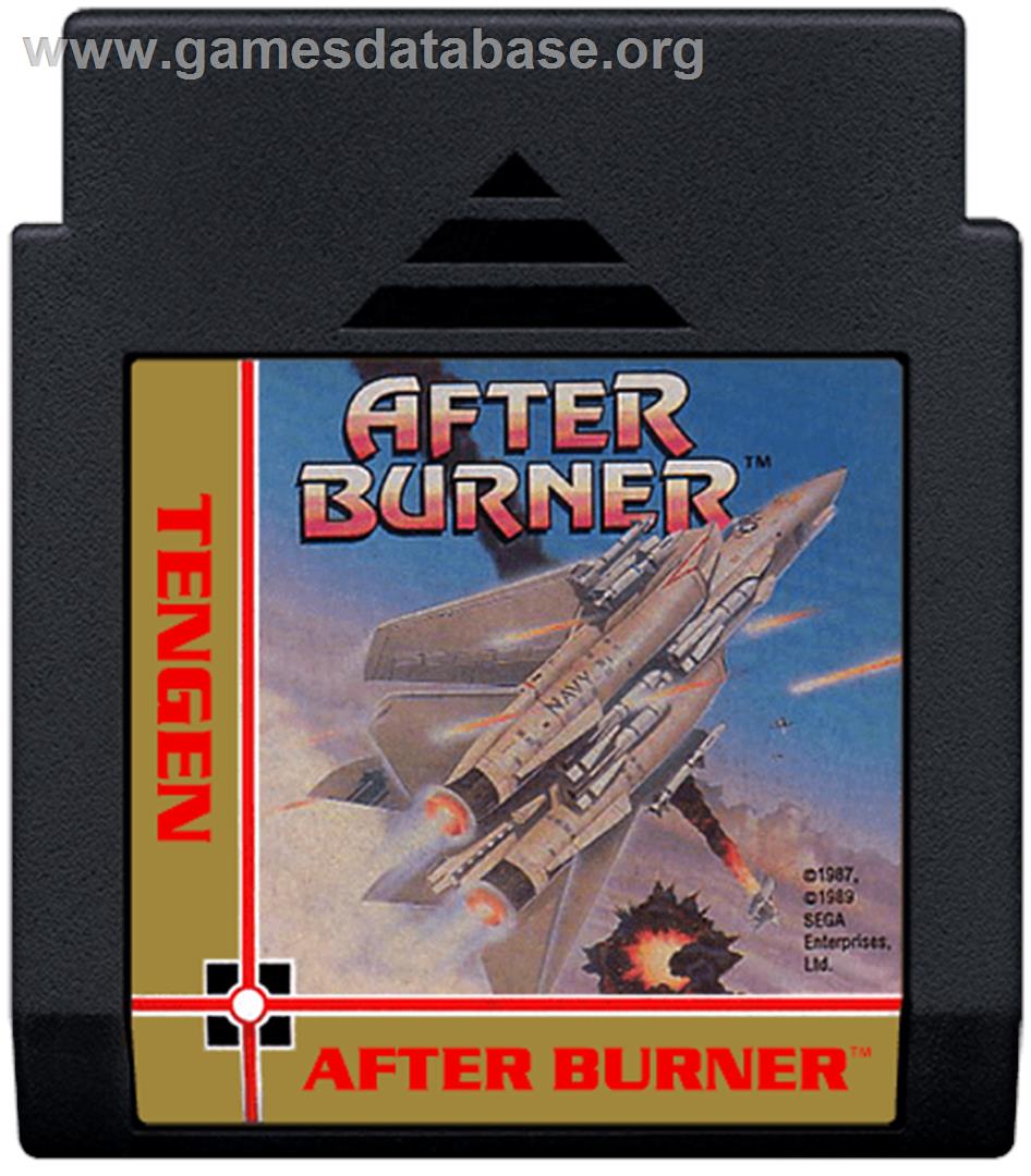 After Burner - Nintendo NES - Artwork - Cartridge