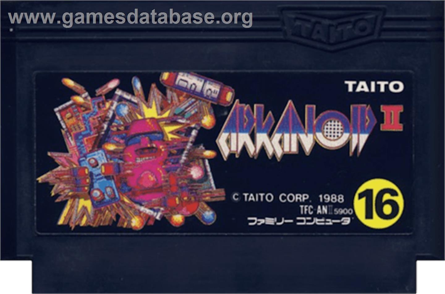 Arkanoid - Revenge of DOH - Nintendo NES - Artwork - Cartridge