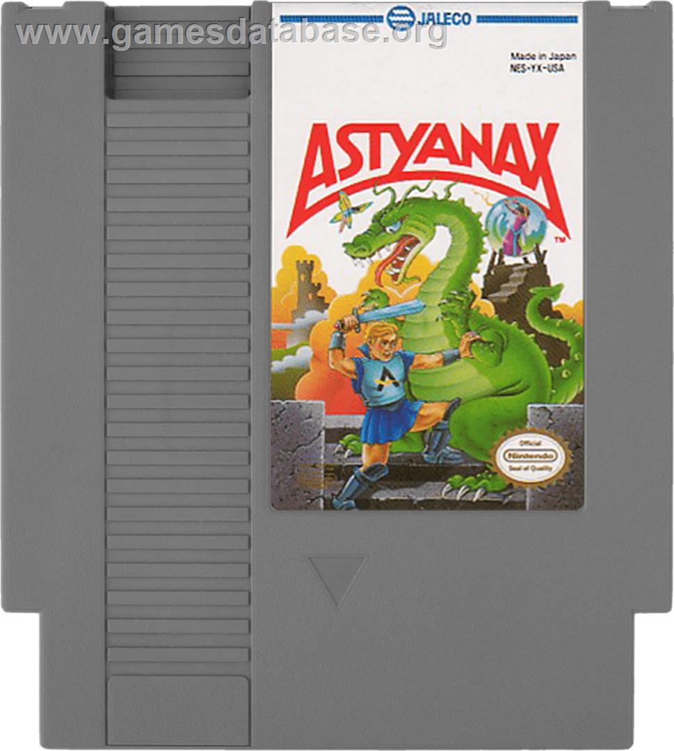 Astyanax, The - Nintendo NES - Artwork - Cartridge