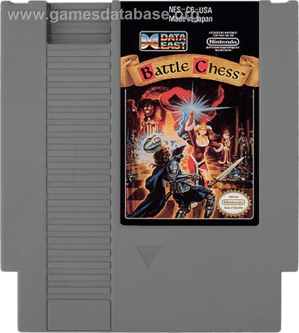 Battle Chess - Nintendo NES - Artwork - Cartridge