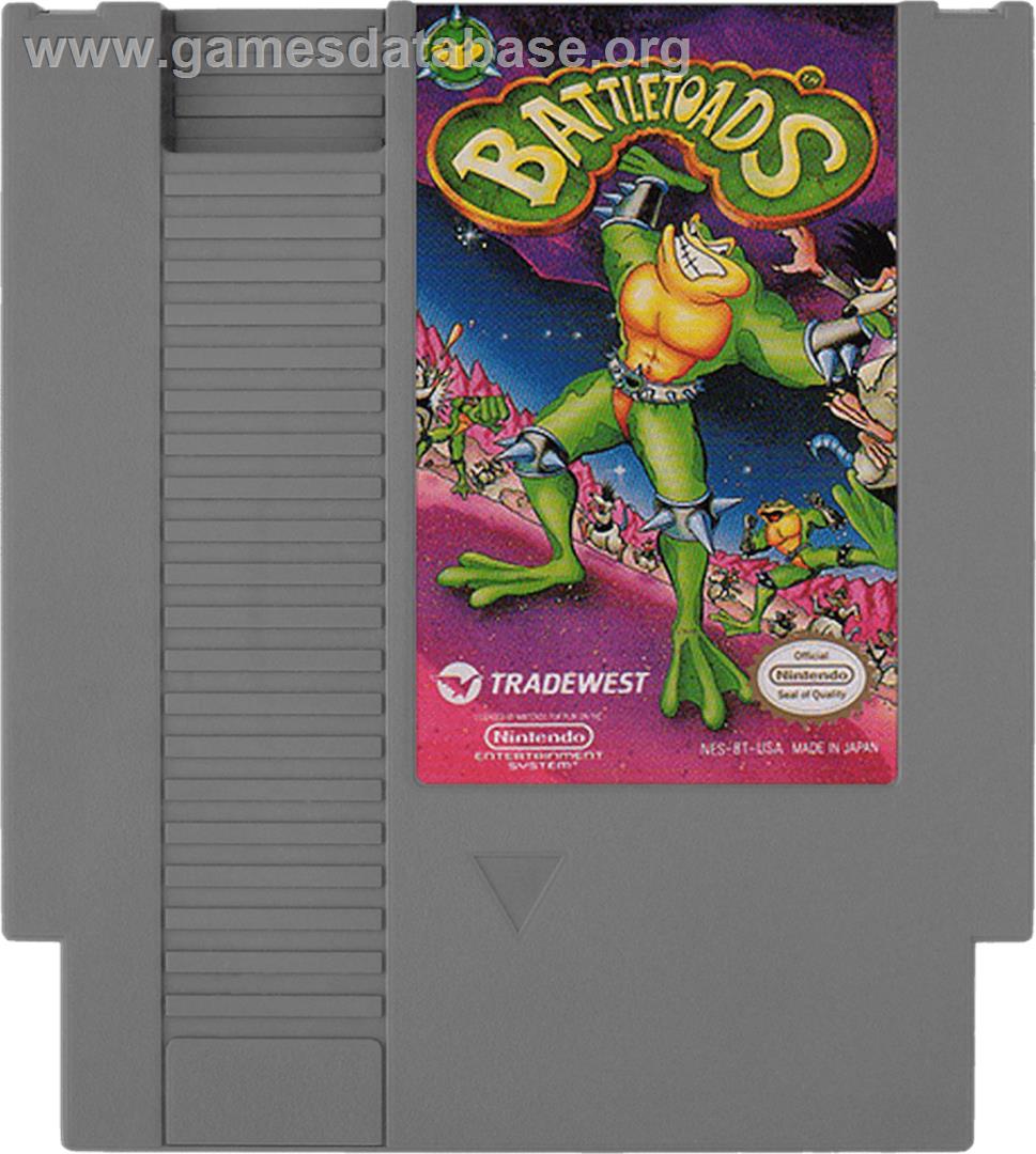 Battle Toads - Nintendo NES - Artwork - Cartridge