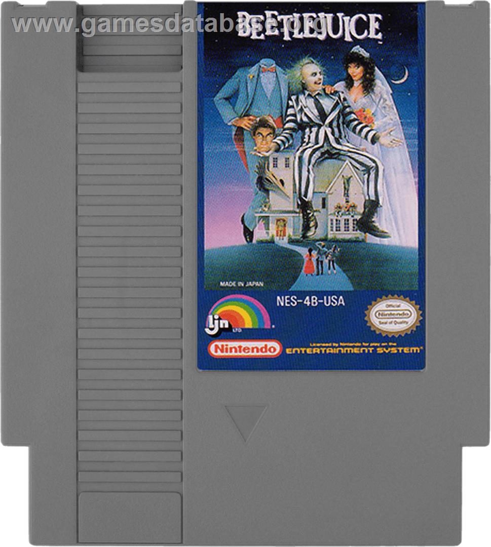 Beetlejuice - Nintendo NES - Artwork - Cartridge