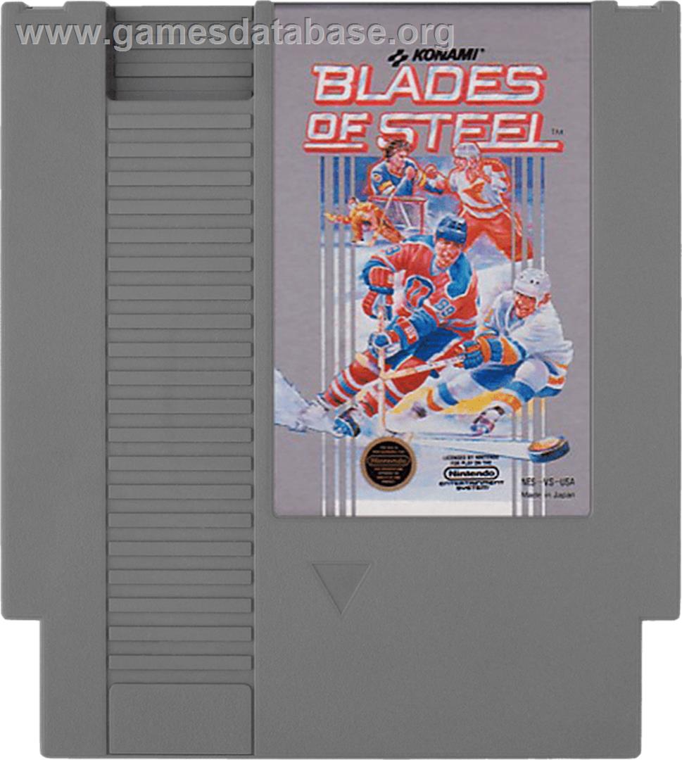 Blades of Steel - Nintendo NES - Artwork - Cartridge