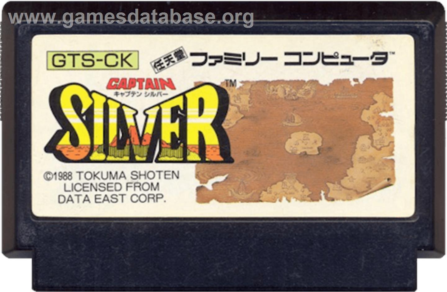 Captain Silver - Nintendo NES - Artwork - Cartridge