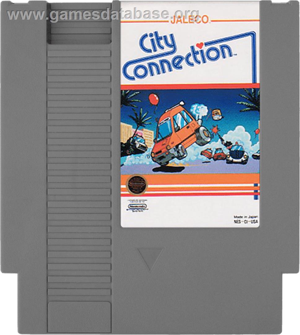 City Connection - Nintendo NES - Artwork - Cartridge