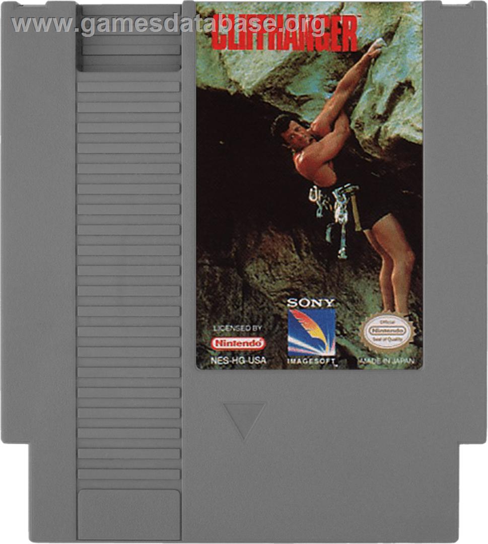 Cliffhanger - Nintendo NES - Artwork - Cartridge