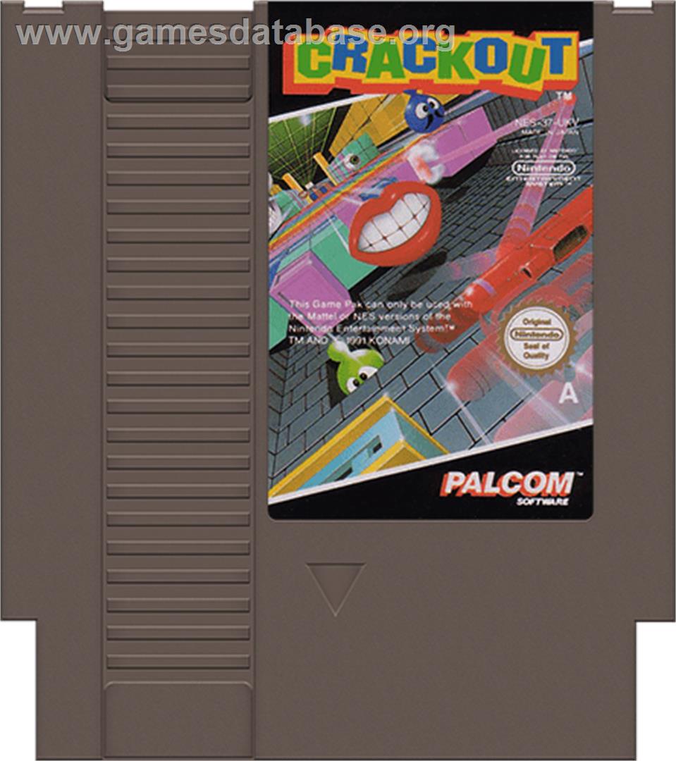 Crackout - Nintendo NES - Artwork - Cartridge