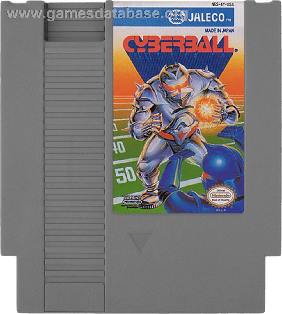 Cyberball - Nintendo NES - Artwork - Cartridge