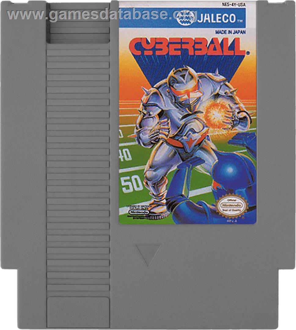 Cyberball - Nintendo NES - Artwork - Cartridge