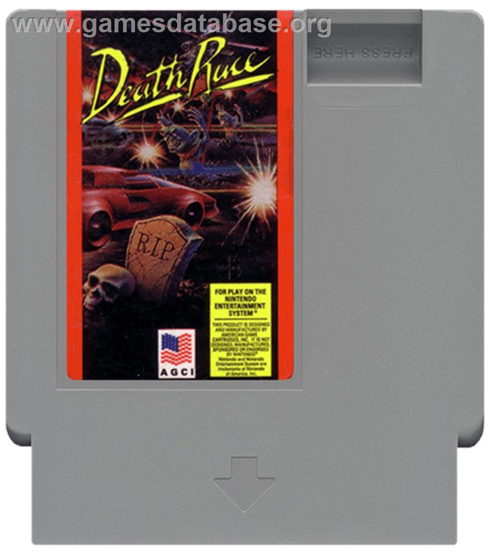 Death Race - Nintendo NES - Artwork - Cartridge