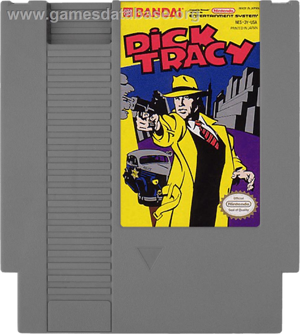 Dick Tracy - Nintendo NES - Artwork - Cartridge