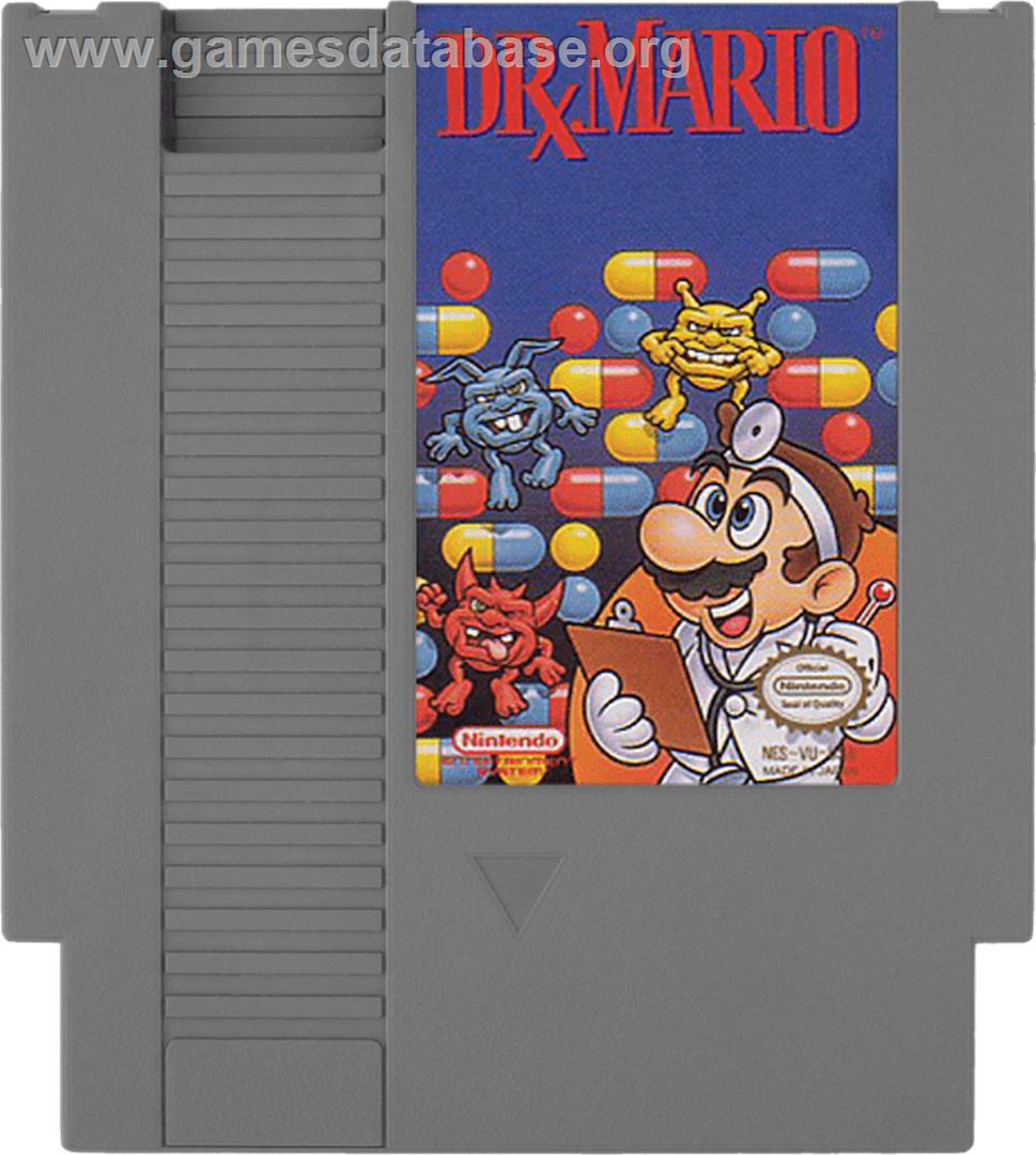 Dr. Mario - Nintendo NES - Artwork - Cartridge
