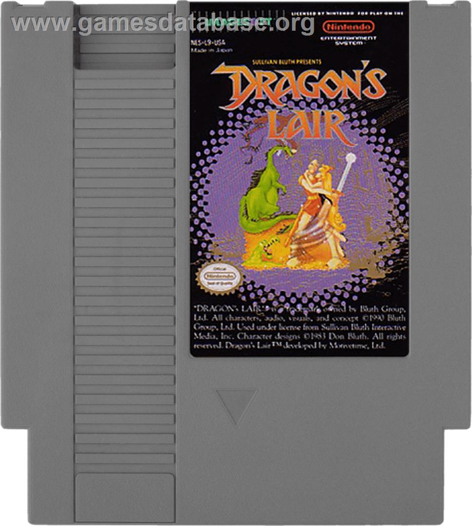 Dragon's Lair - Nintendo NES - Artwork - Cartridge
