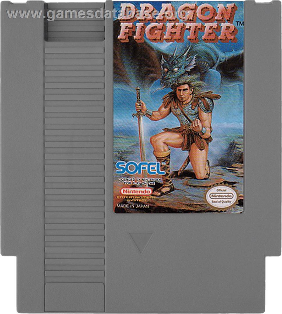 Dragon Fighter - Nintendo NES - Artwork - Cartridge