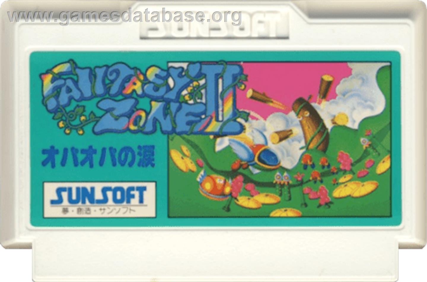 Fantasy Zone 2 - Nintendo NES - Artwork - Cartridge
