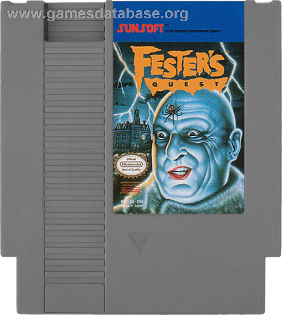 Fester's Quest - Nintendo NES - Artwork - Cartridge