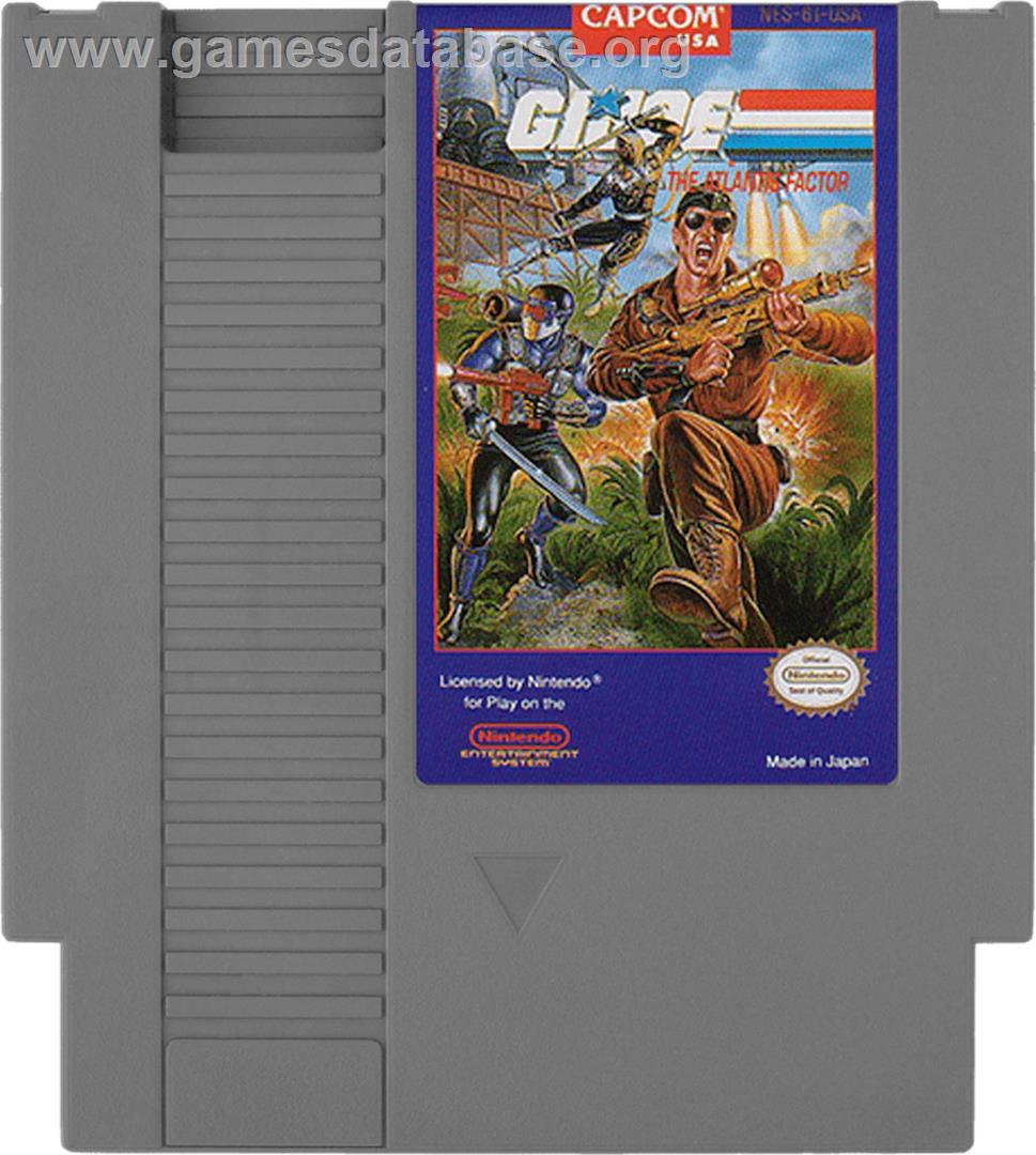 G.I. Joe: The Atlantis Factor - Nintendo NES - Artwork - Cartridge
