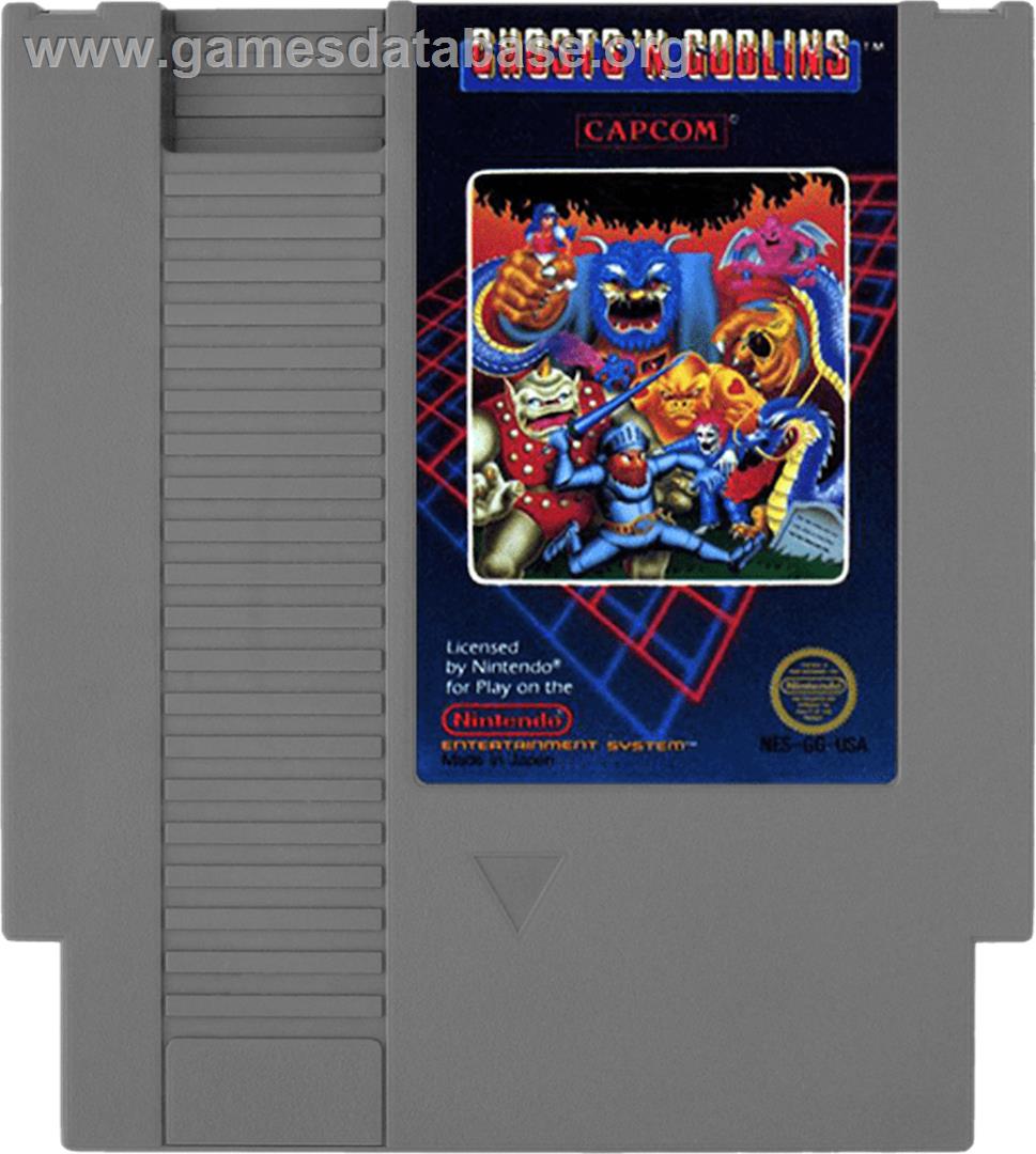 Ghosts'n Goblins - Nintendo NES - Artwork - Cartridge