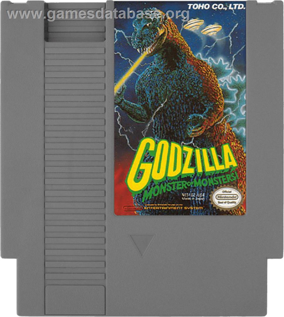 Godzilla: Monster of Monsters - Nintendo NES - Artwork - Cartridge