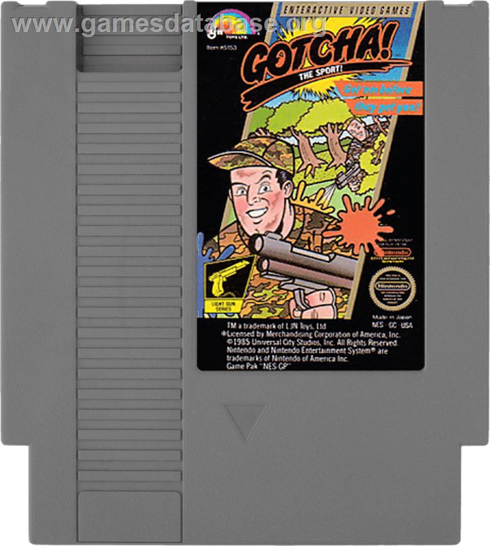 Gotcha! The Sport - Nintendo NES - Artwork - Cartridge