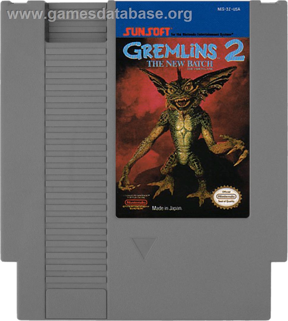 Gremlins 2: The New Batch - Nintendo NES - Artwork - Cartridge