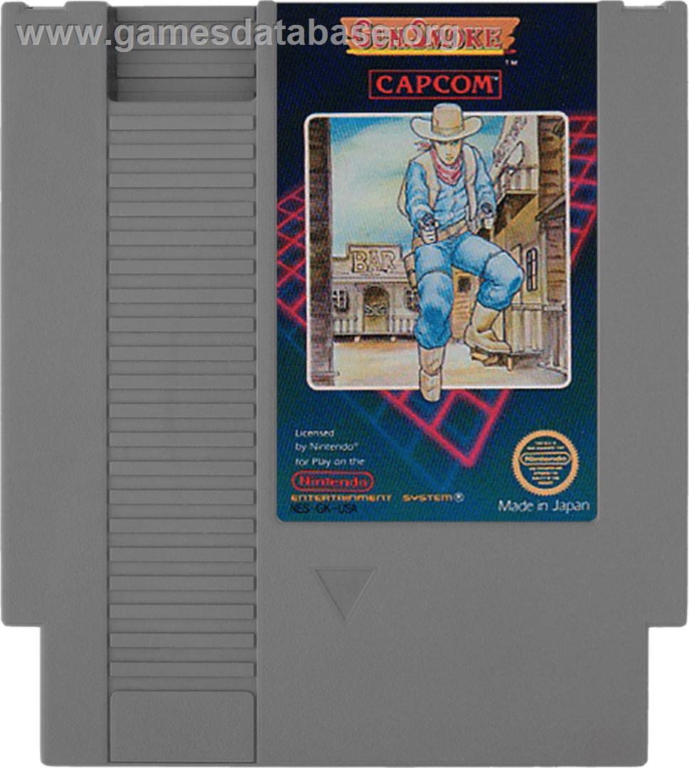 Gun.Smoke - Nintendo NES - Artwork - Cartridge