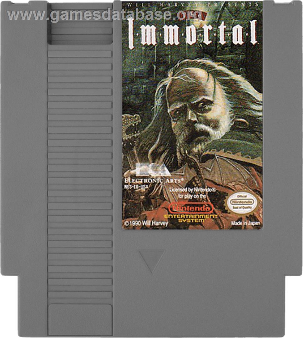 Immortal - Nintendo NES - Artwork - Cartridge