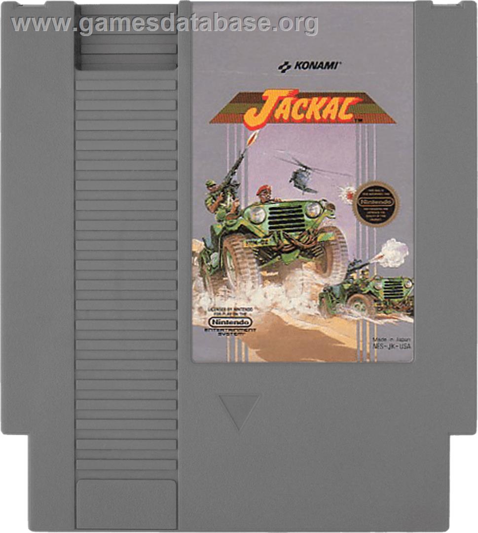 Jackal - Nintendo NES - Artwork - Cartridge