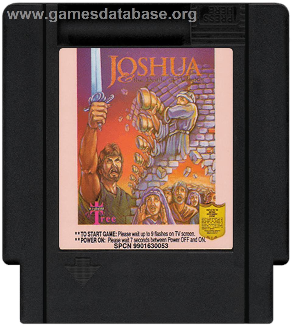 Joshua & the Battle of Jericho - Nintendo NES - Artwork - Cartridge